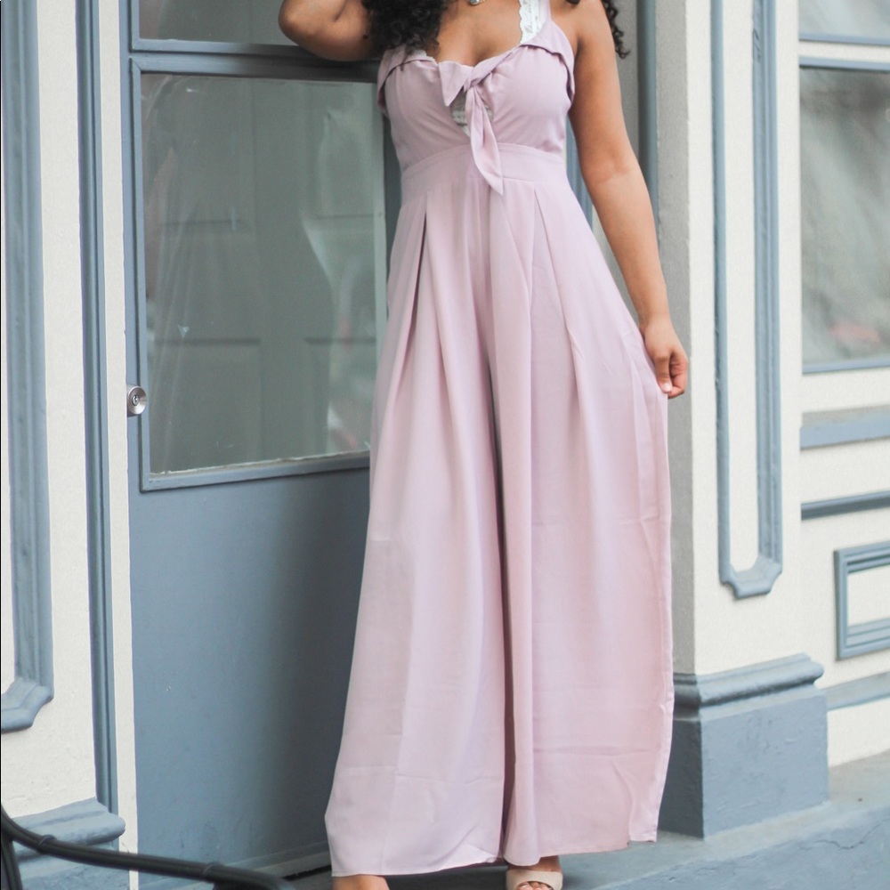 Pink jumpsuit